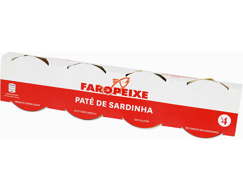 PATÉ CPA DE SARDINHA 4X22G
