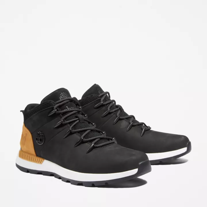 Bottine de randonnée Sprint Trekker pour homme en noir et jaune