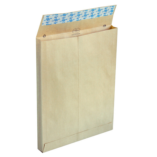 250 pochettes 120 g kraft à soufflets  sans fenêtre 260 x 330 mm La Couronne, le lot