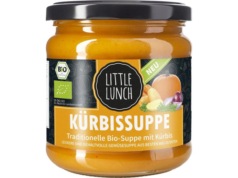 Little Lunch Kürbissuppe Klassik Bio 350 ml Leckere und gehaltvolle Instant Fertigsuppe