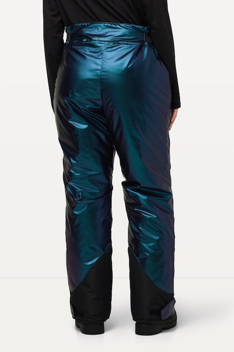 Skihose, wasserabweisend, Perlmutt, Klettriegel, Schneefang