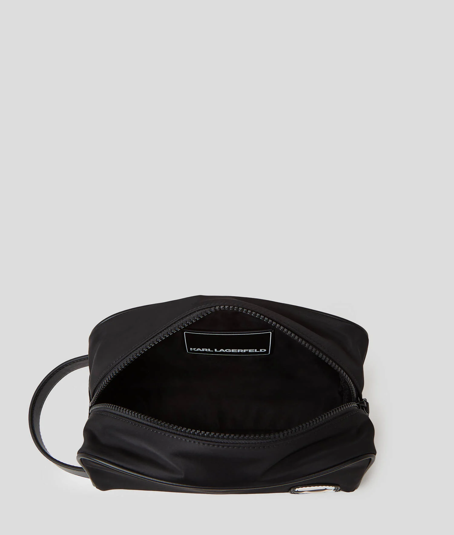 TROUSSE DE TOILETTE EN NYLON IKON - Noir