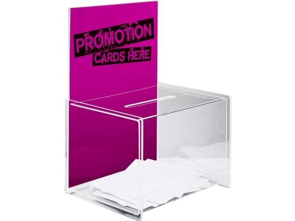 Sigel Aktionsboks med indkast VA150 Transparent (B x H x T) 225 x 310 x 170 mm 1 stk