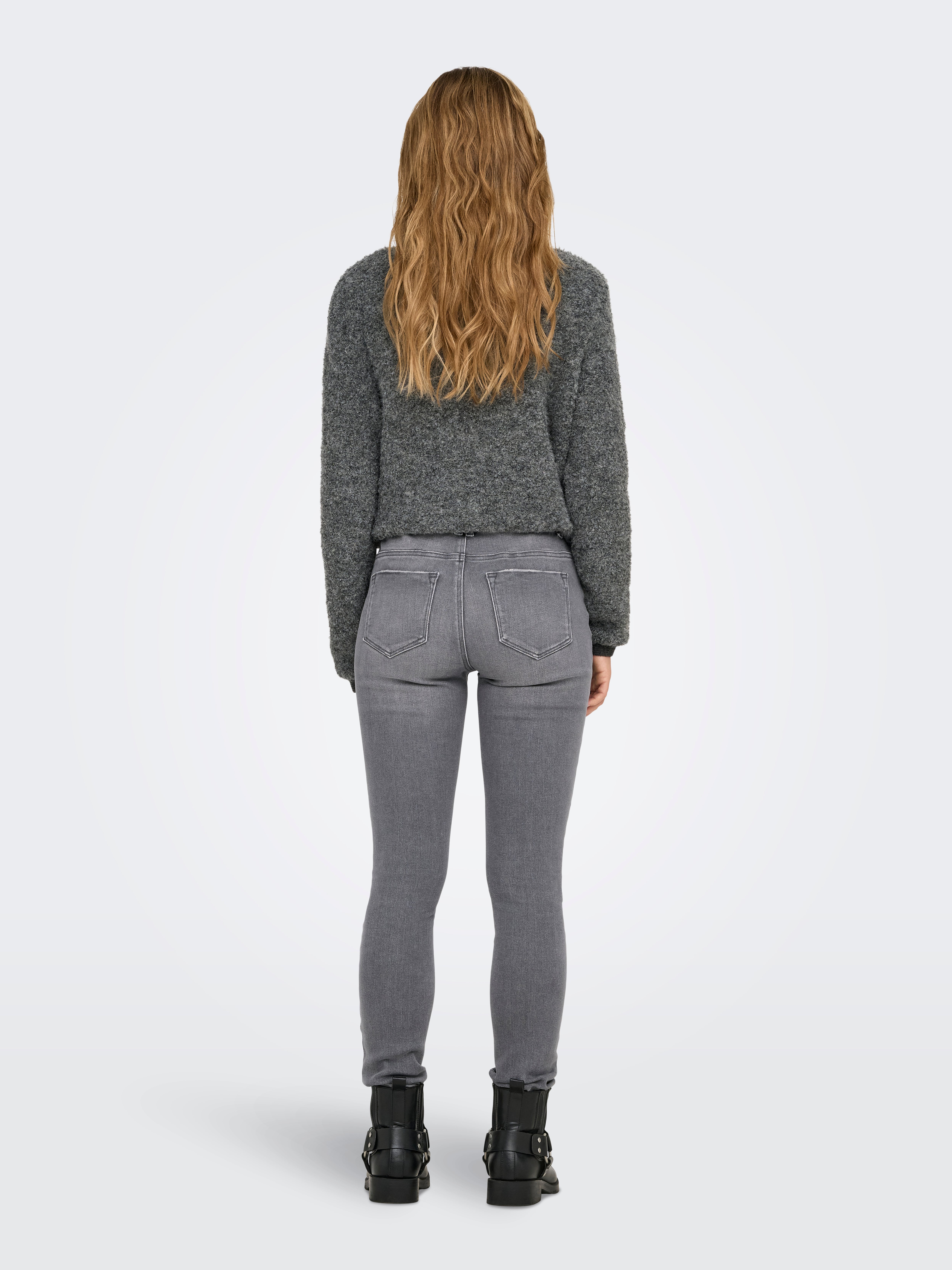 ONLSHAPE Mittlere Taille Skinny Fit Jeans Medium Grey Denim