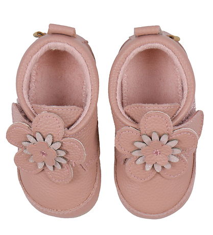 Melton Leder-Krabbelschuhe - Daisy - Ash Rose