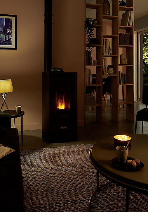 Poêle à granulés Qlima Viola 8.9 kW - Surface de chauffe 96 m²