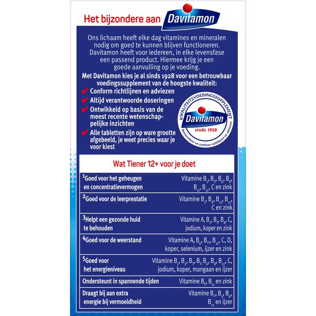 Davitamon Multi Boost 12+ Kauwvitamines Aardbei 60 Stuks