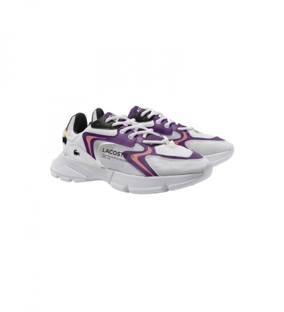 Tênis Lacoste L003 Neo branco, lilás