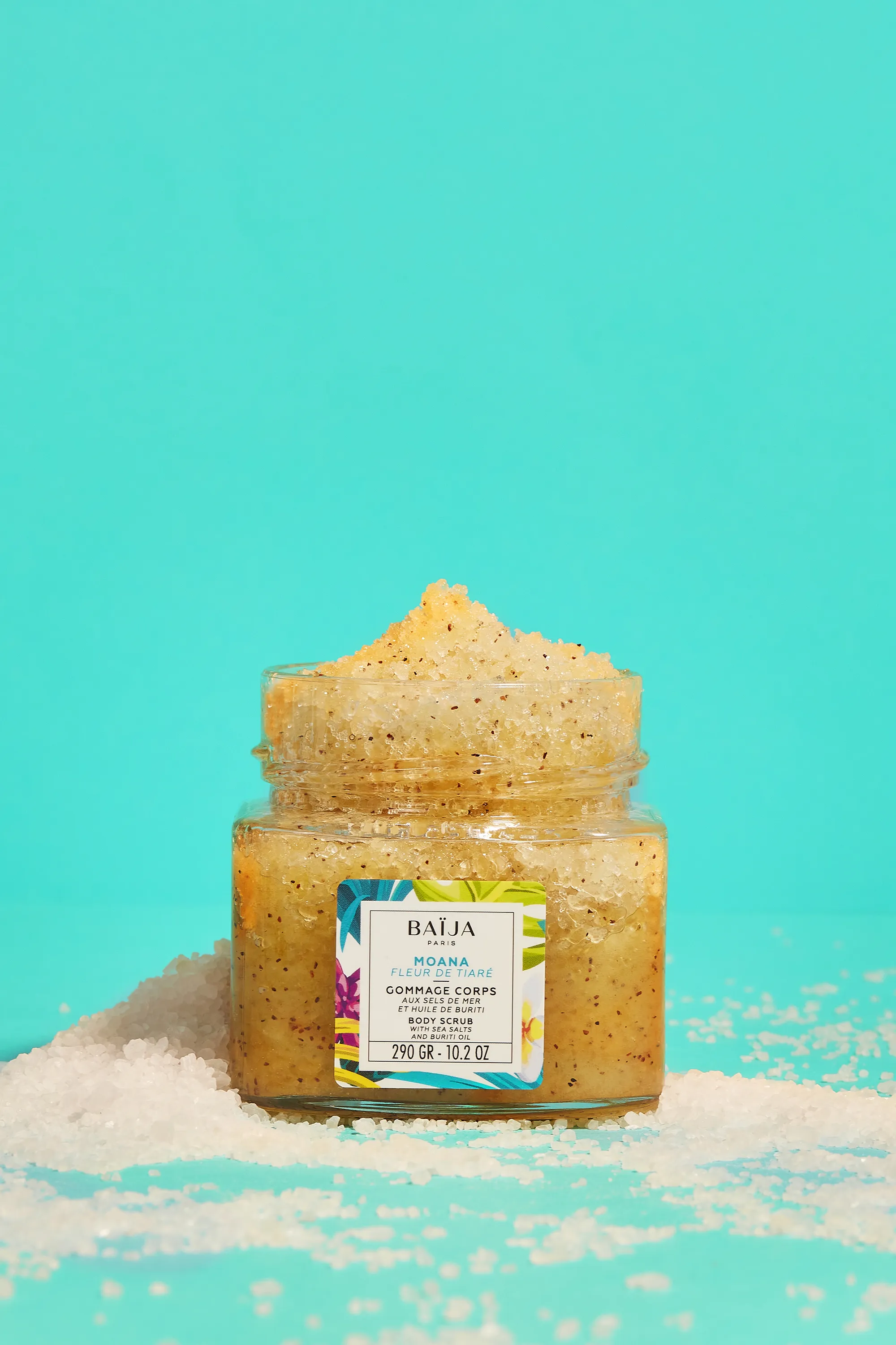 Baïja Gommage corps à la fleur de tiaré Moana-290 g