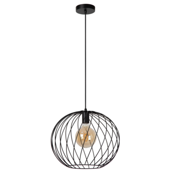 Lucide hanglamp Danza zwart Ø40 cm