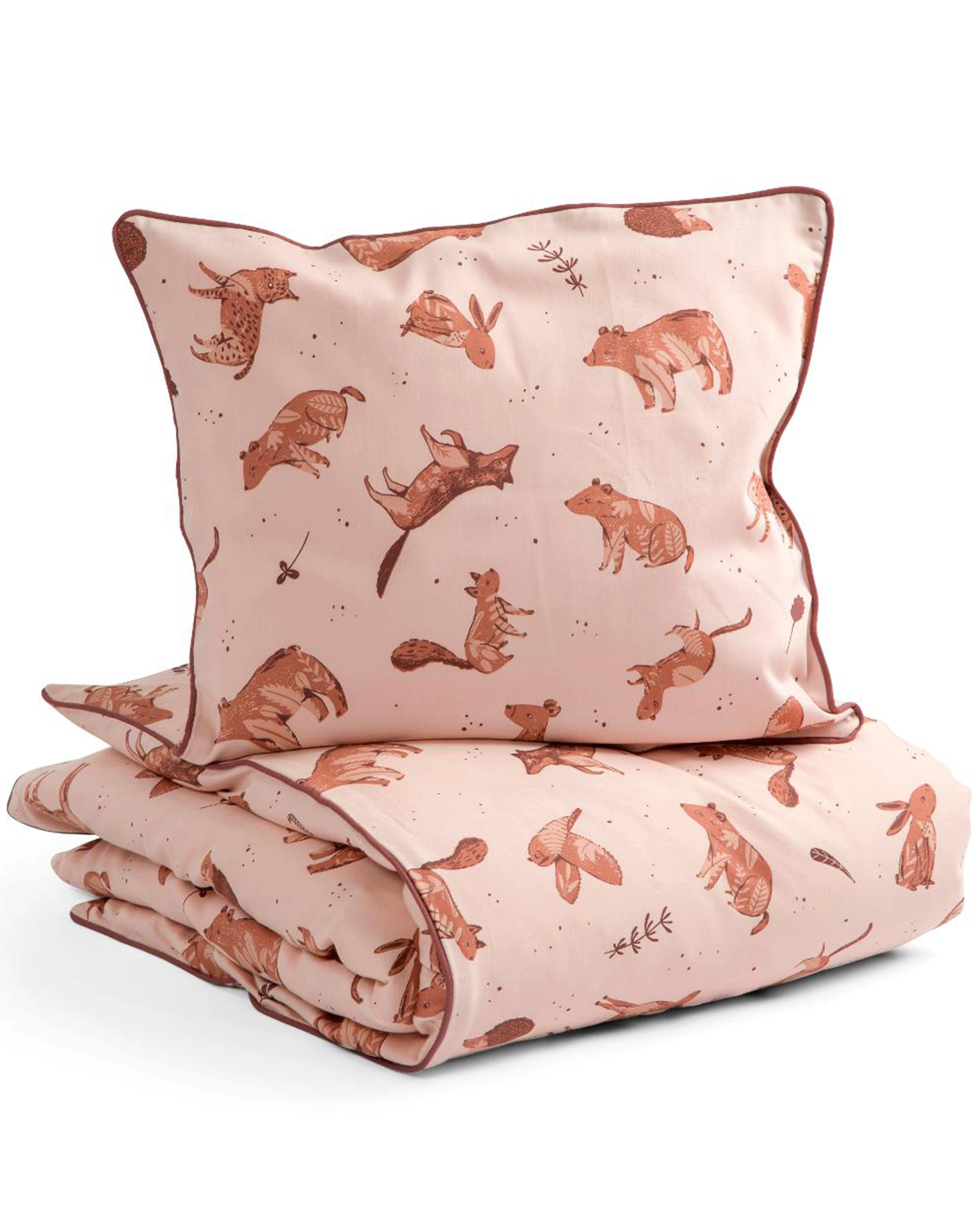 Bettwäsche SCHWEDEN - NIGHTFALL (130x100/55x38) in dream rose