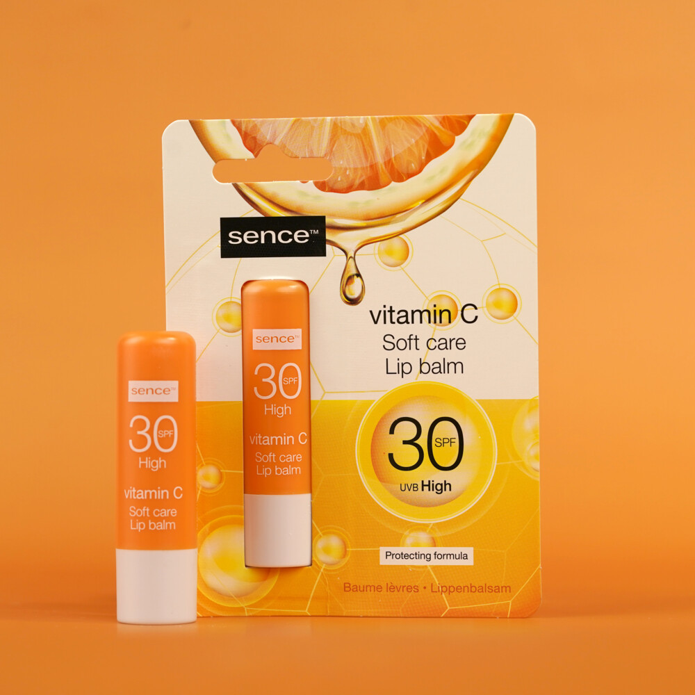 6x Sence Lippenbalsem Vitamine C met SPF 30