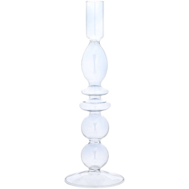 Blokker Kandelaar Madeline - 9x27 cm - Lichtblauw