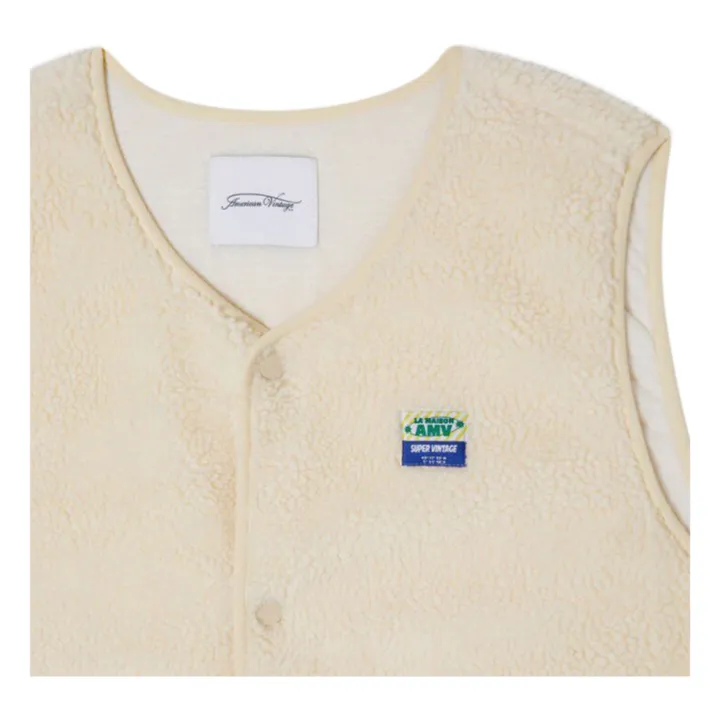 American Vintage Veste Sans Manches Hoktown | Ecru