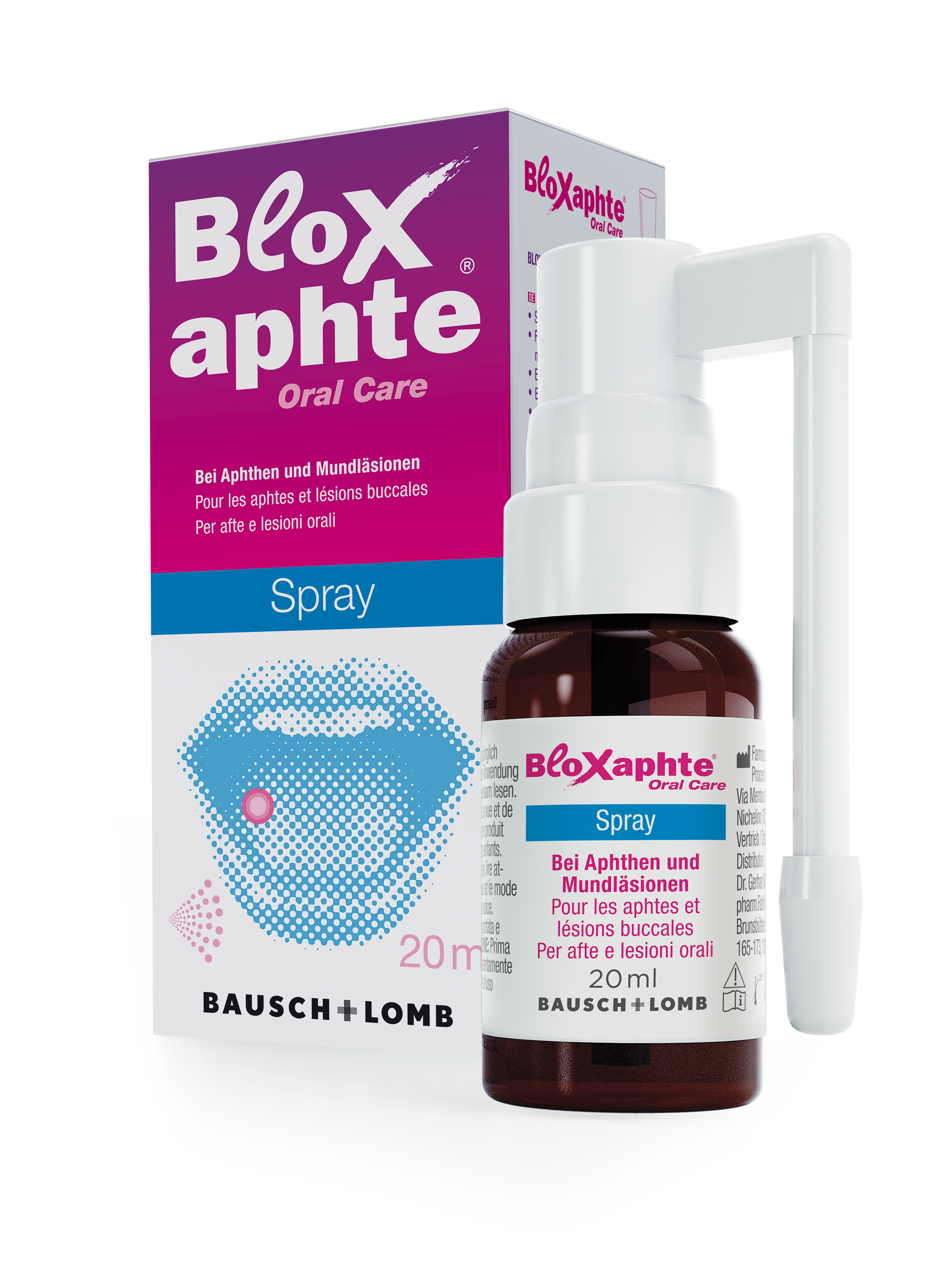 BLOXAPHTE Oral Care<br>20 ml, Flasche, Spray zur Anwendung in der Mundhöhle, Lösung