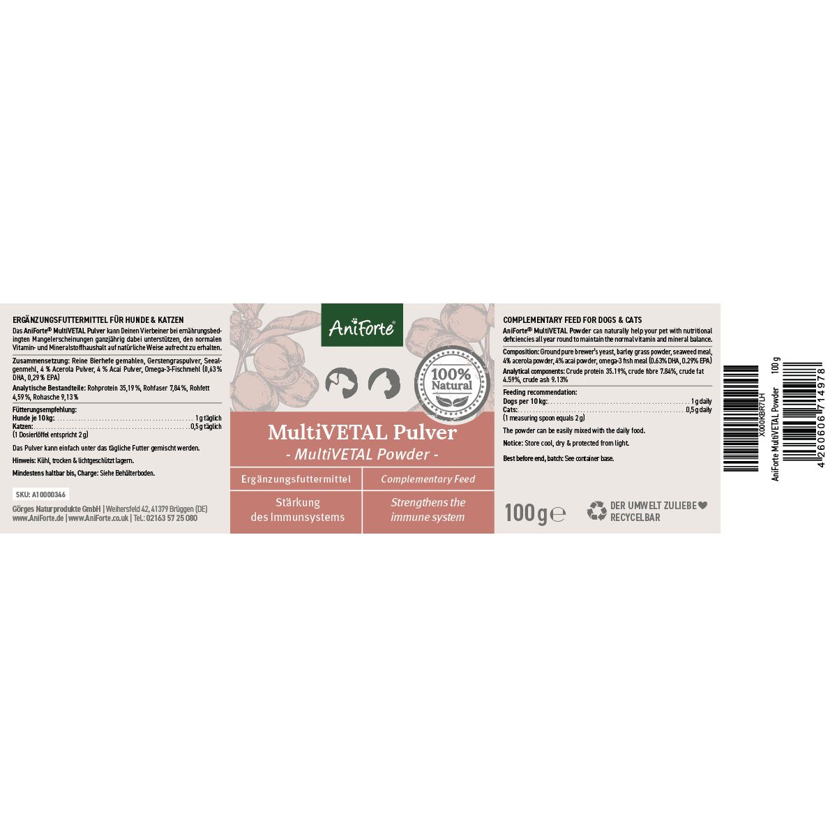 AniForte MultiVETAL Pulver