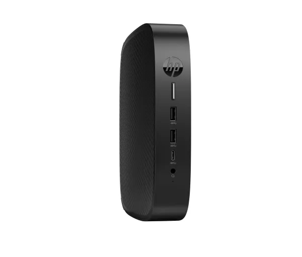 HP Elite t655 - Tynd klient - SFF 1 x Ryzen Embedded R2314 / op til 3.5 GHz - RAM 8 GB - flash 64 GB - eMMC - Radeon Graphics - Gigabit Ethernet - Win 10 IoT Enterprise - skærm: ingen