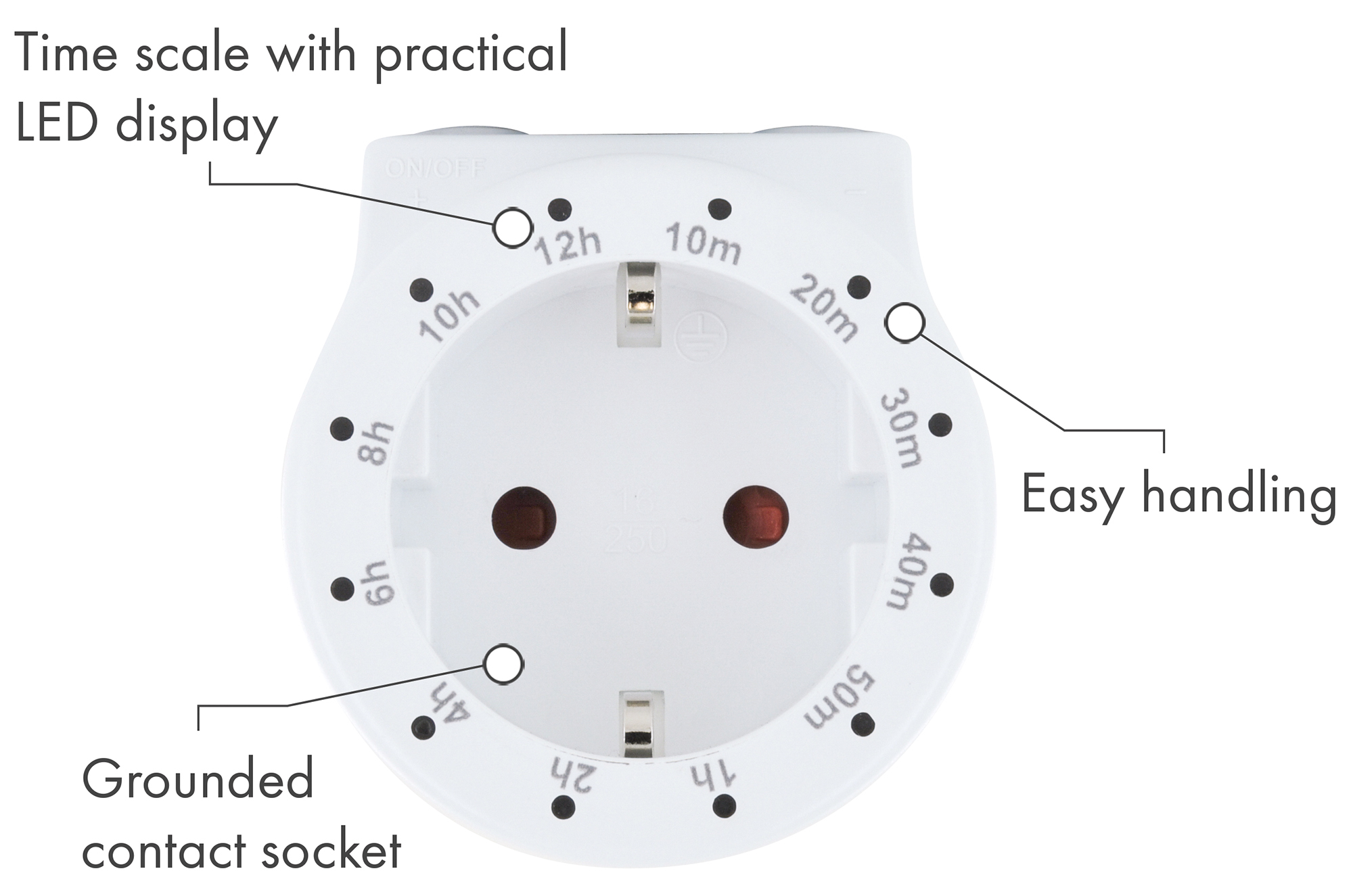 Schwaiger adapter met tijdschakelaar