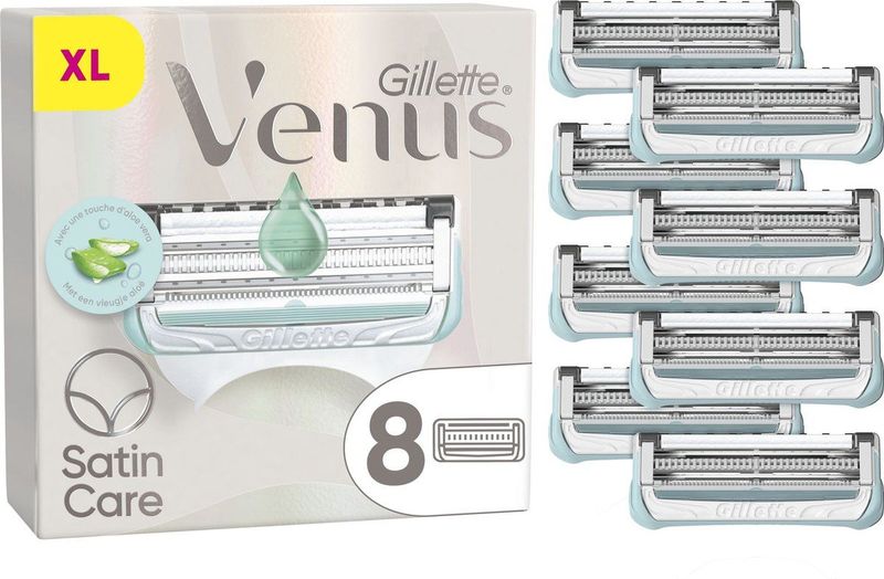 Gillette Venus Scheermesjes voor Huid En Schaamhaar - 8 Navulmesjes