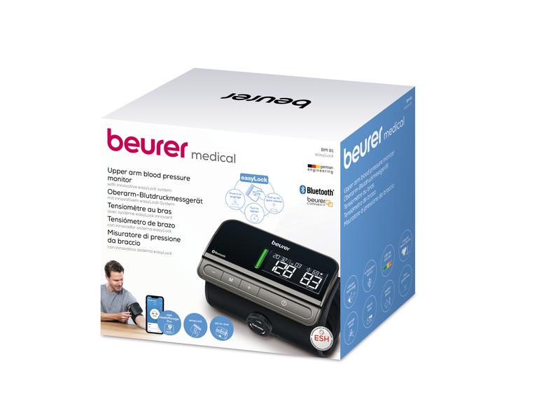 Beurer Blutdruckmessgerät BM 81 easyLock Oberarm-Blutdruckmessgerät