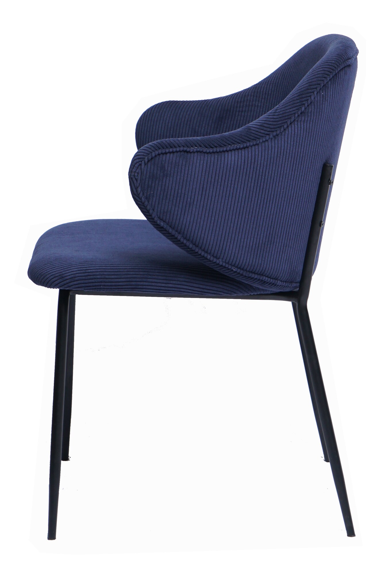 Armlehnstuhl 2er Set blau Polsterstuhl Esszimmerstuhl Wohnzimmer Stuhlset