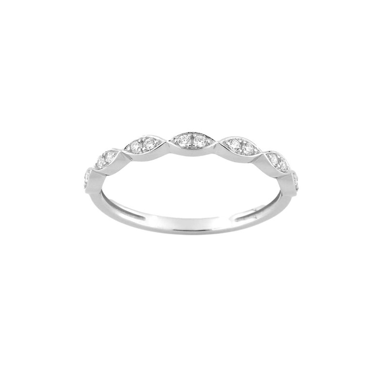 Bague Femme - Oxyde de zirconium - Or 18 Carats