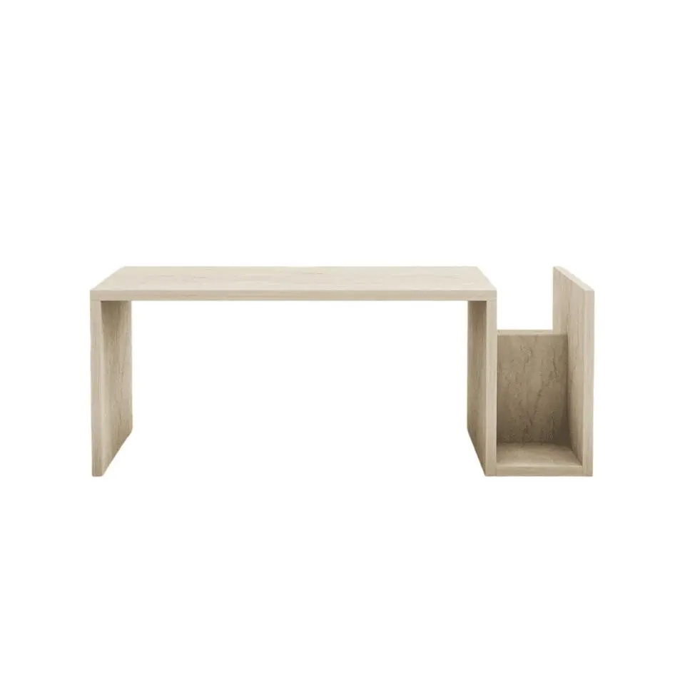 CALICOSY - Salontafel MEMO - Travertijn - 32,4x86,8x50 cm