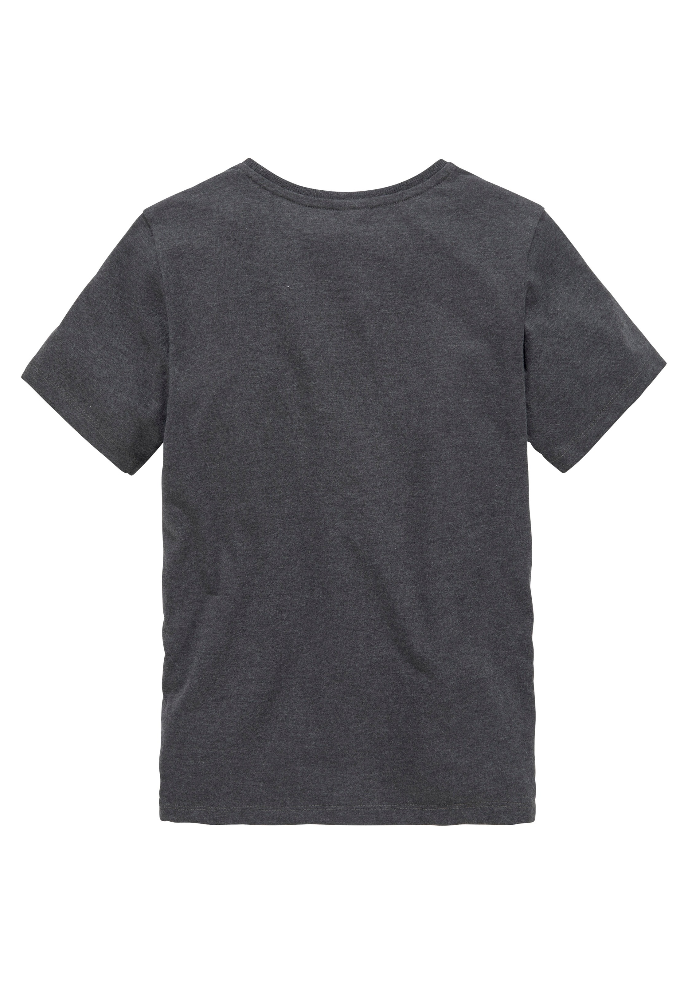 KIDSWORLD T-Shirt »Mit Spruch: ZU FRÜH, ZU MÜDE...«, Kurzarm,  Basic-Passform,  mit stylischem Print,  Rundhalsausschnitt