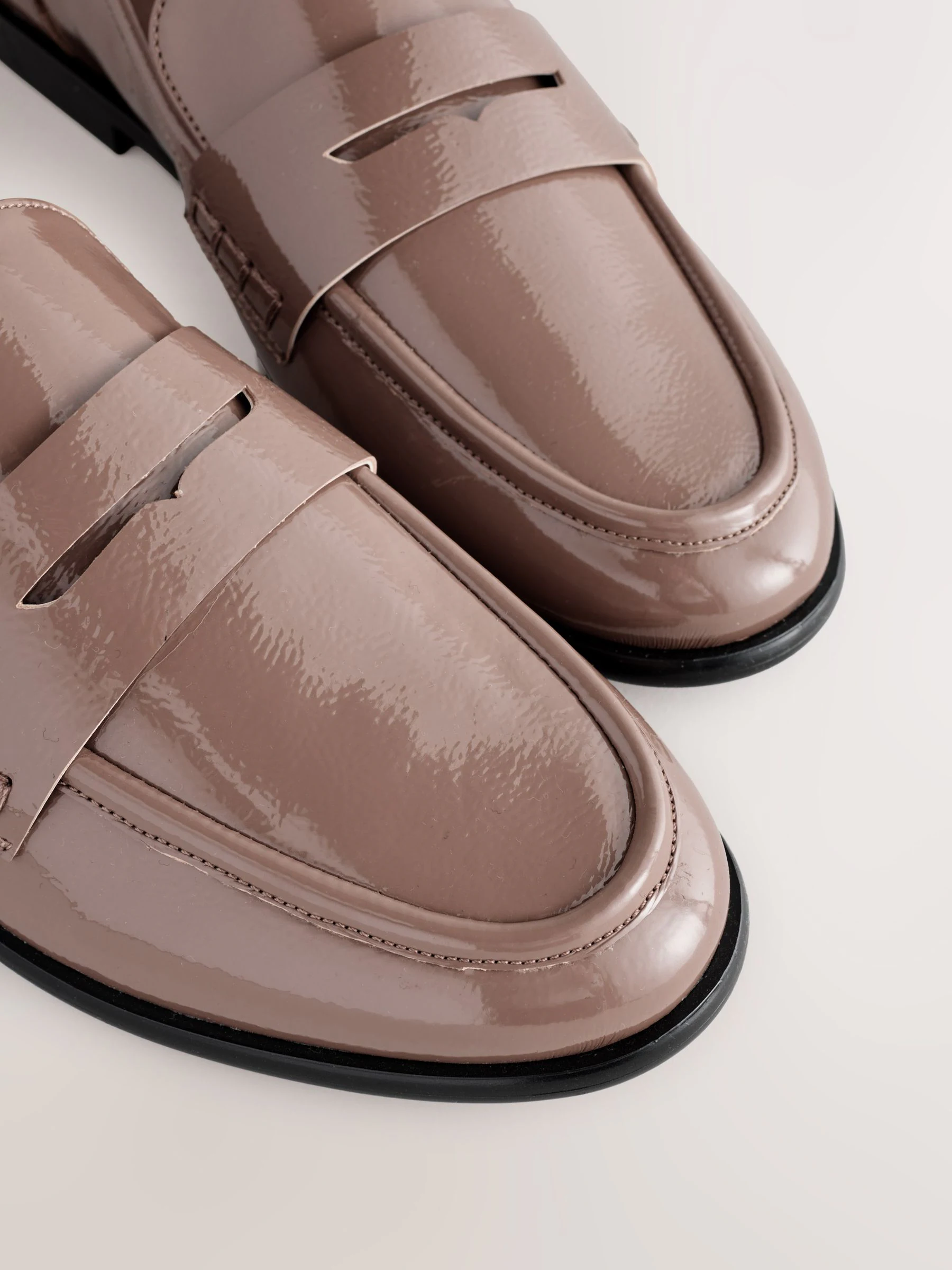 Mokkabruin - Forever Comfort® Penny loafers met ronde neus