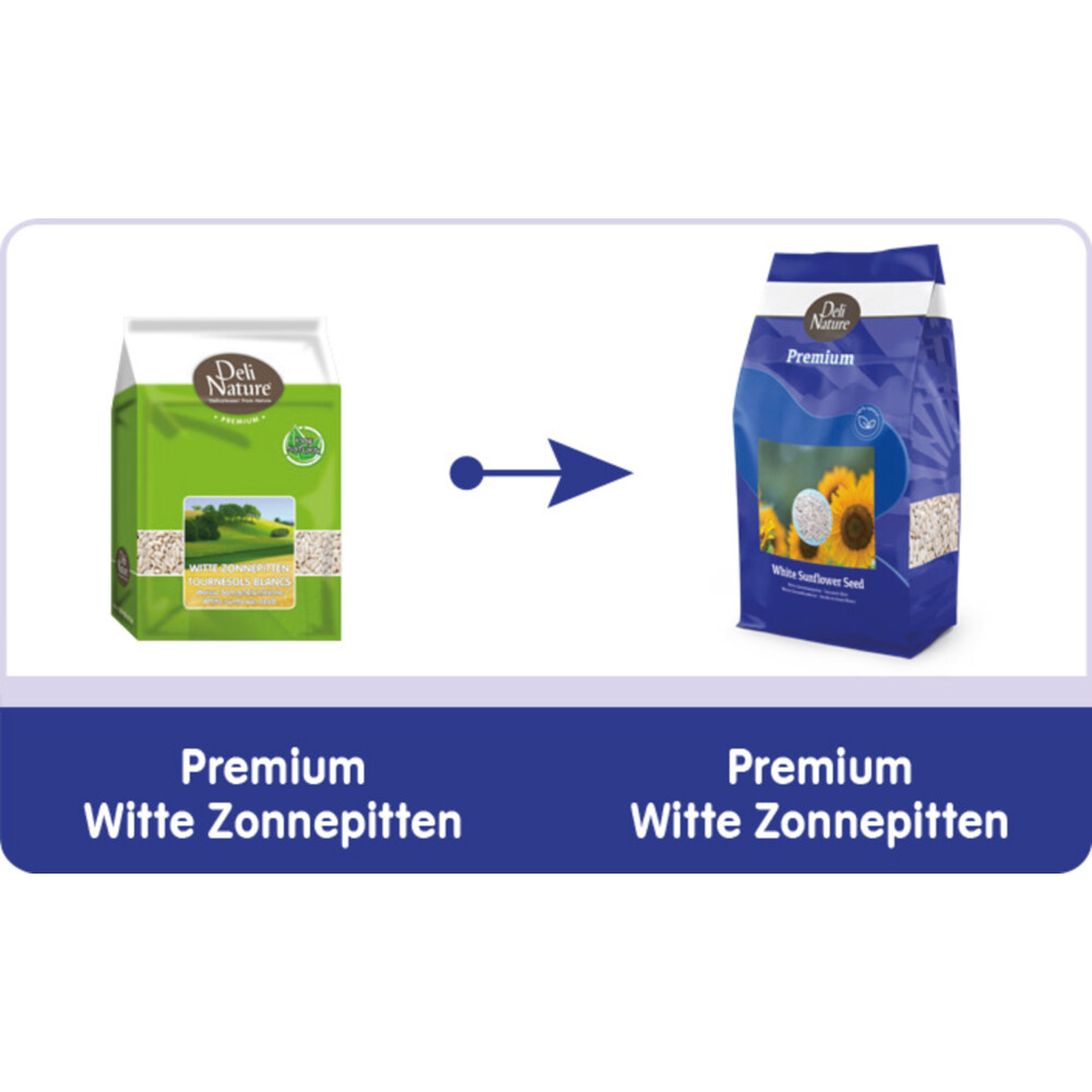 Deli Nature Zonnepit Wit2 kg
