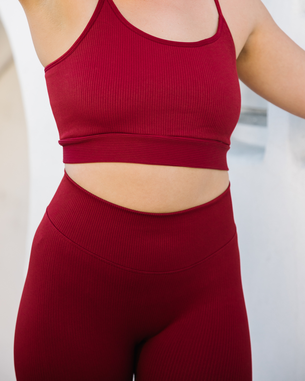 Bumpro Perfect Rib Bra Wine