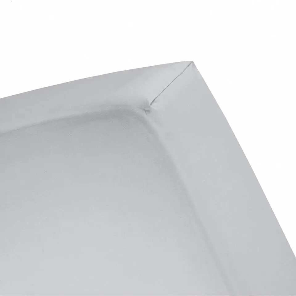 Cinderella - Hoeslaken (tot 25 cm) - Jersey - 70x200 cm - Light Grey