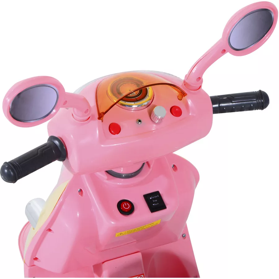 HOMCOM Kinderelektroroller rosa
