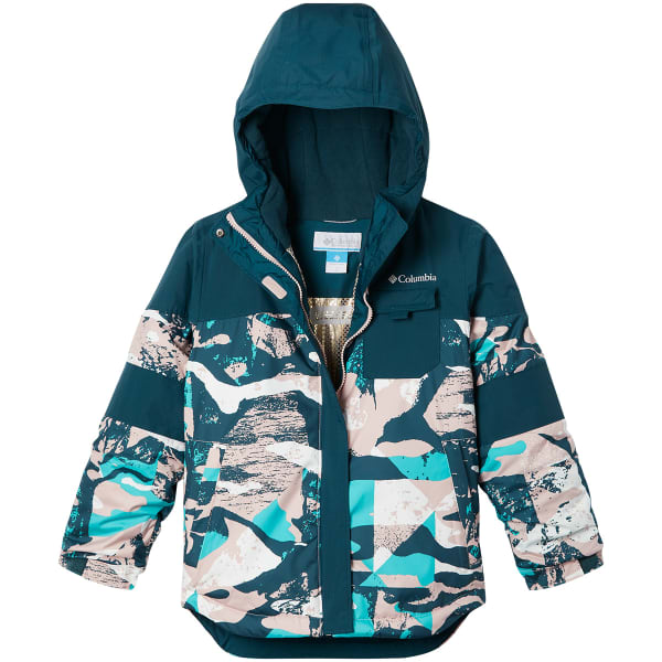 Veste de ski COLUMBIA MIGHTY MOGUL II JACKET JR DUSTY PINK/GEOGLACIAL/NIGHT WAVE