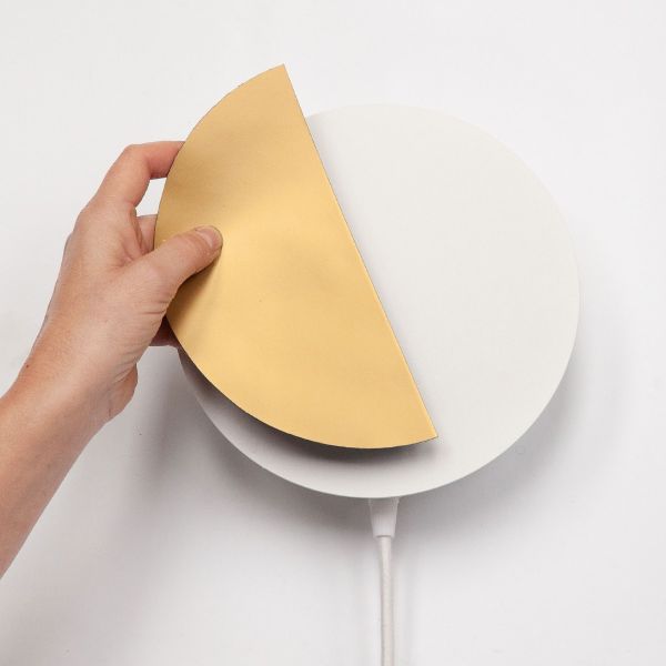 Groovy Magnets Magnetische Muurlamp Eclipse - Wit
