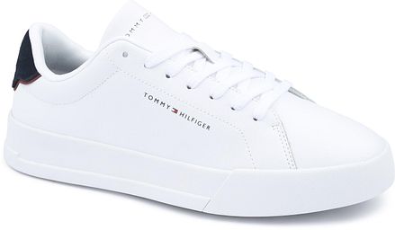 Tommy Hilfiger Sneaker Leather Court White FM0FM05367-0LD kopen