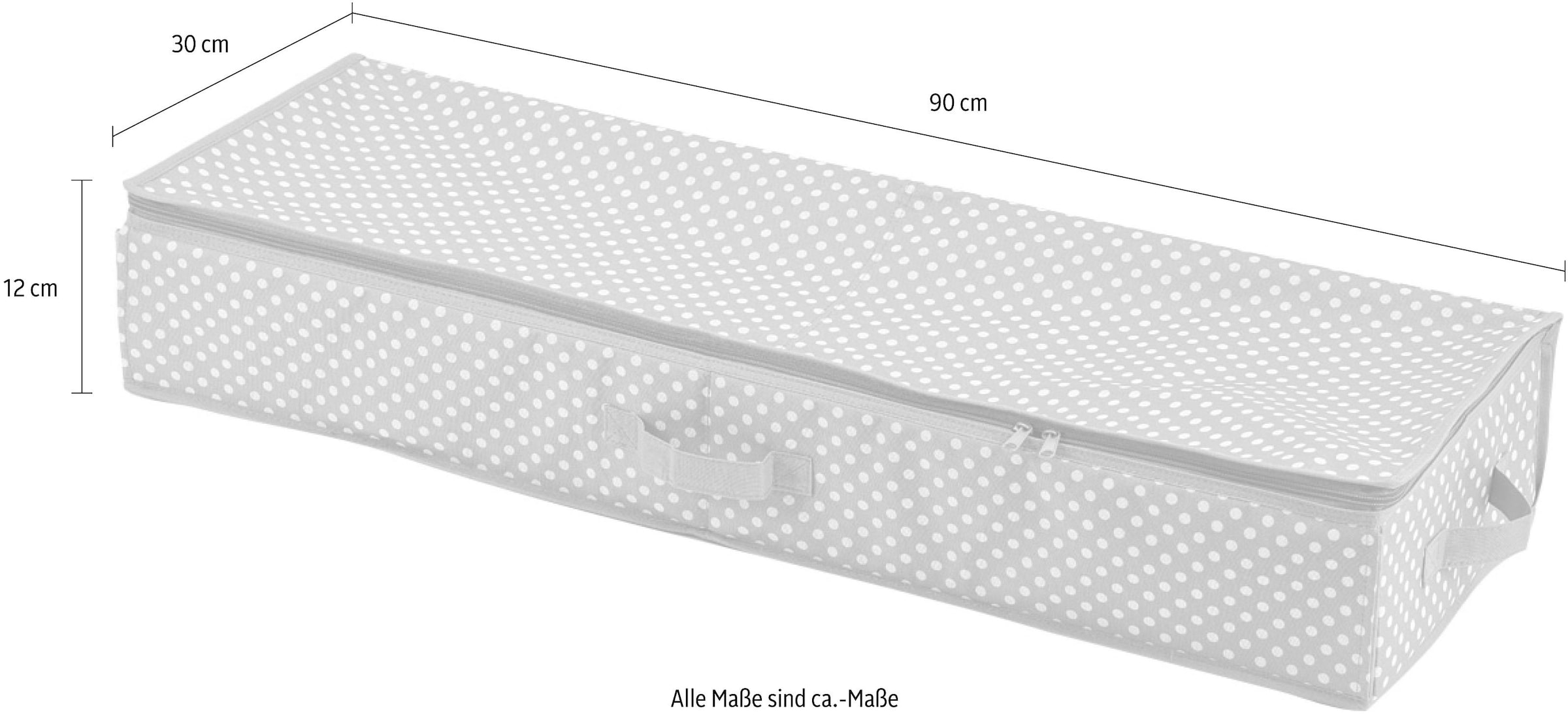 Zeller Present Aufbewahrungsbox (Geschenkpapier-Organzier), aus Polyester