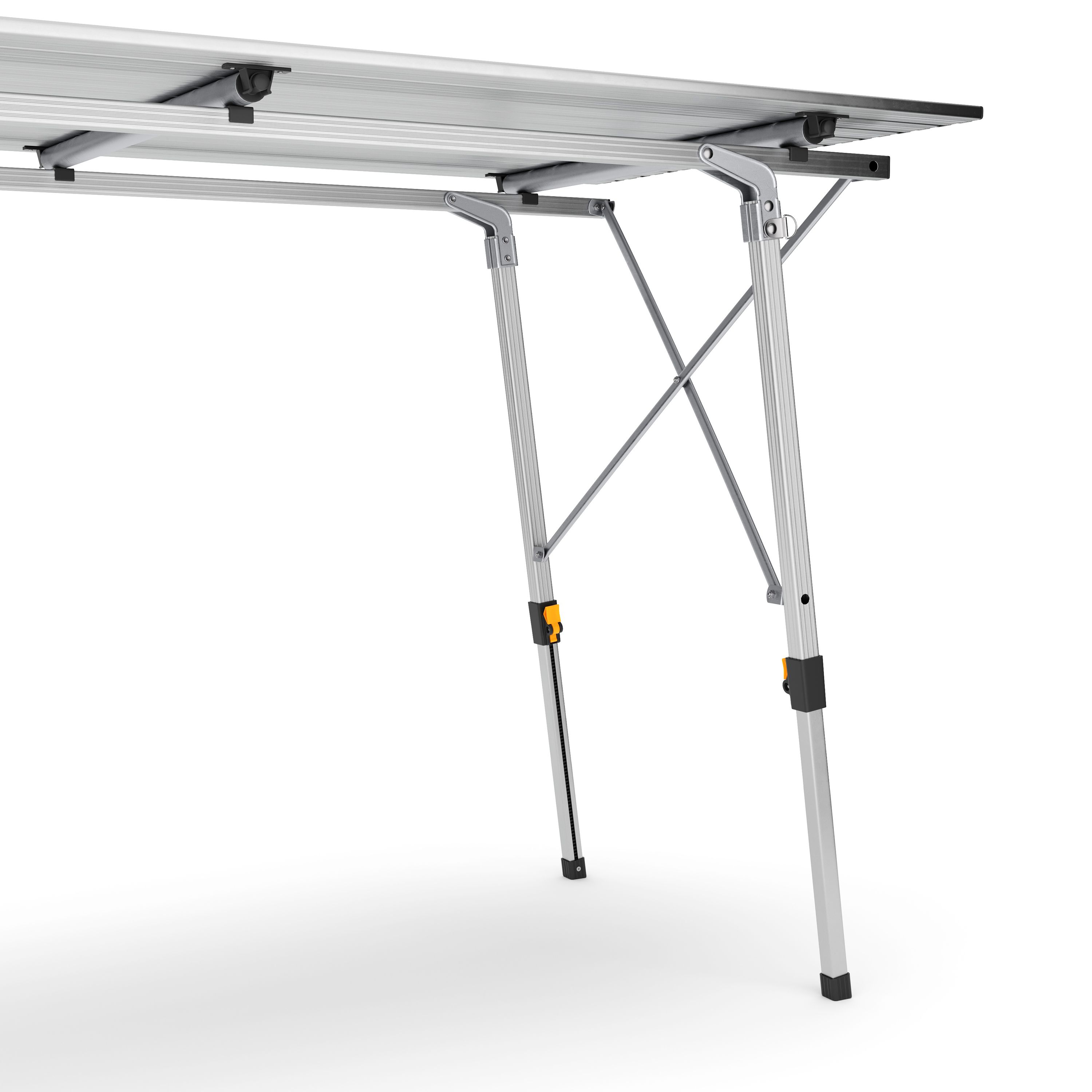 Campingtisch klappbar DOLF 120 x 69 cm silber