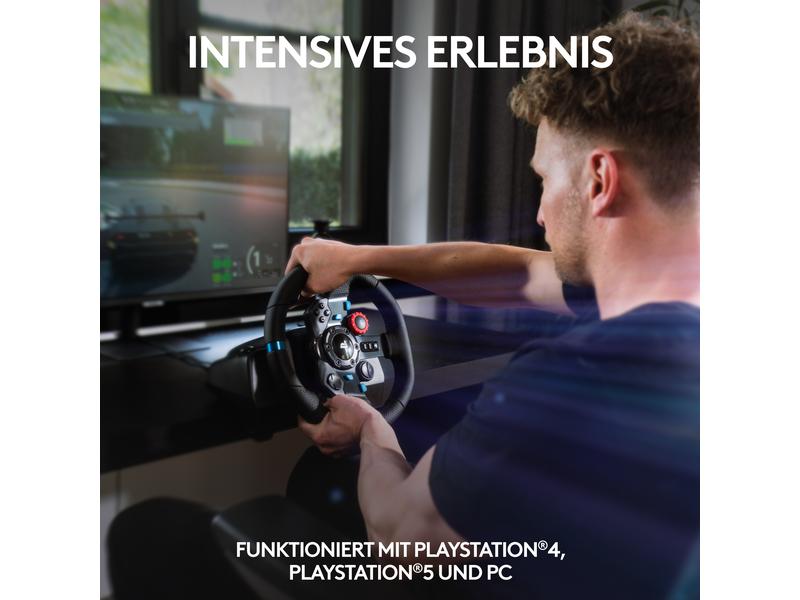 Logitech Lenkrad G29 Driving Force PS5 / PS4 / PS3 / PC Rennlenkrad und Pedale für PS5, PS4, PS3 und PC