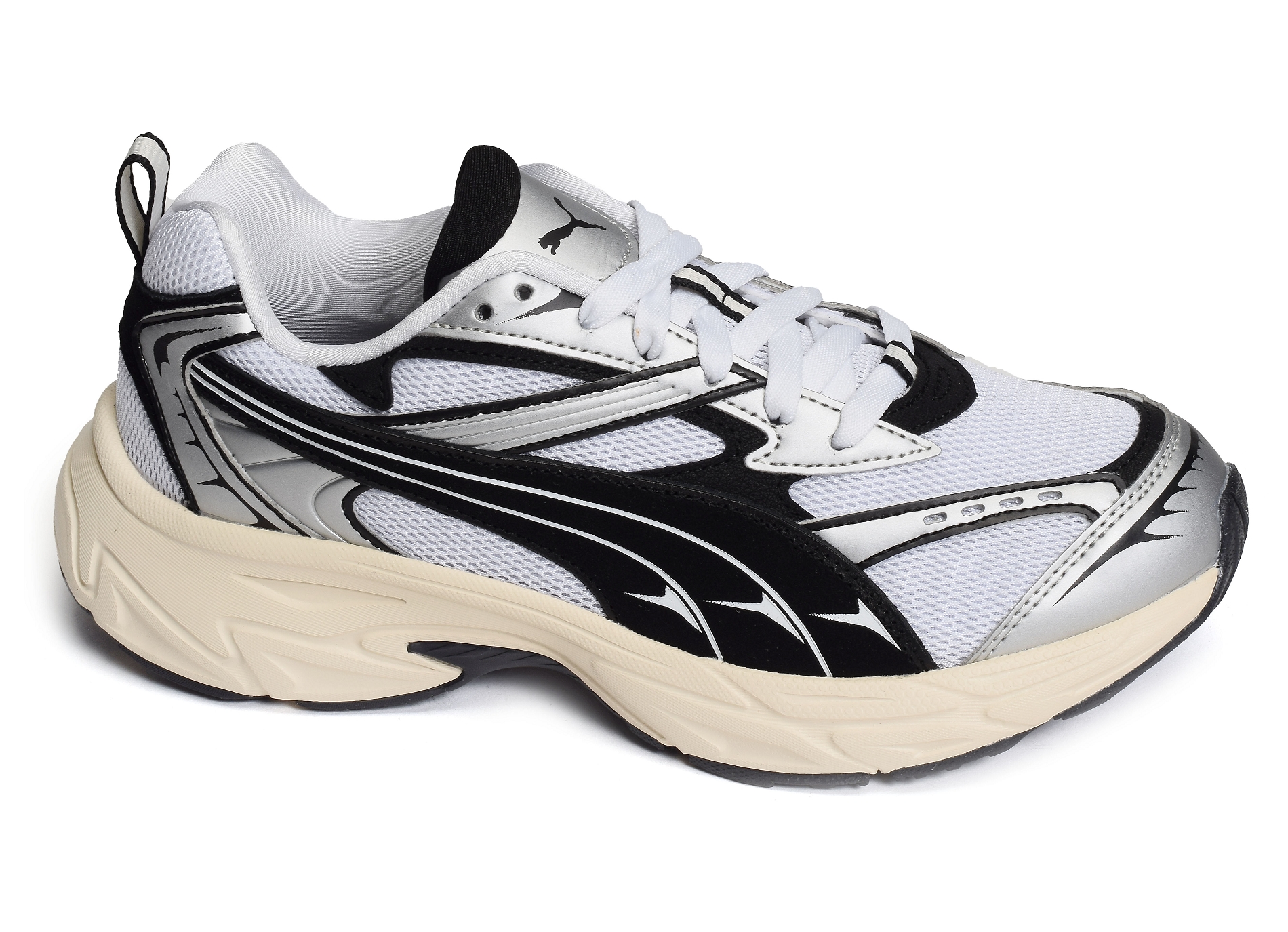 Morphic retro blanc noir