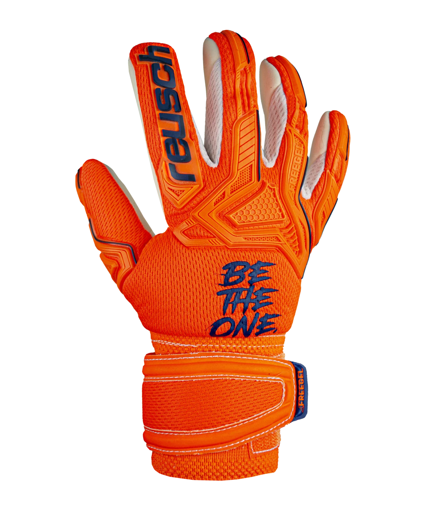 Reusch Attrakt Freegel Silver TW-Handschuhe Kids Orange Blau F2290