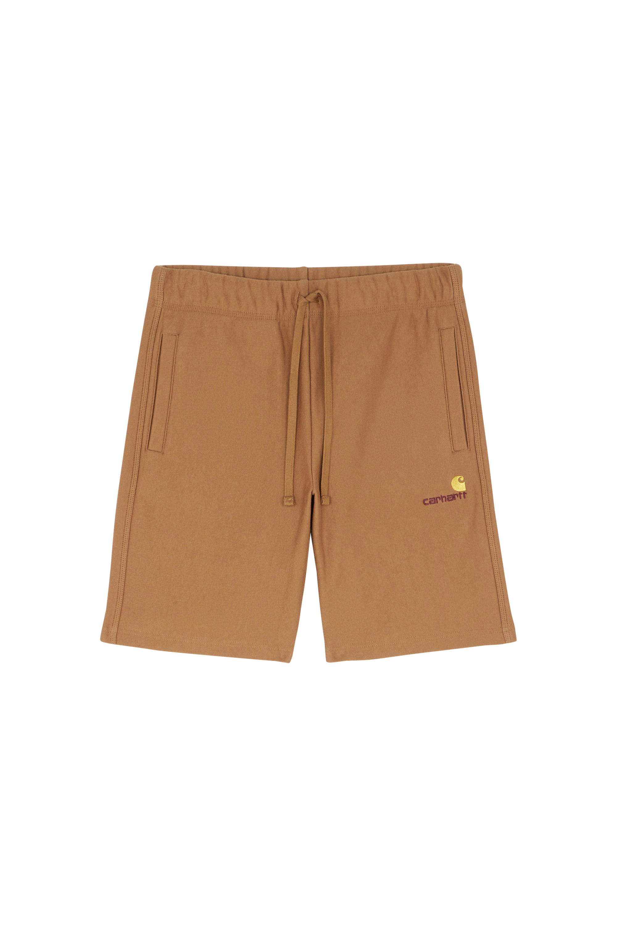CARHARTT WIP Short American Script Sweat Short Marron