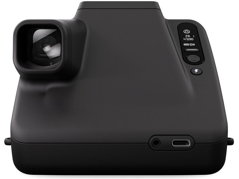 Polaroid Fotokamera I-2 Schwarz Analoge Sofortbildkamera mit integrierter manueller Bedienung