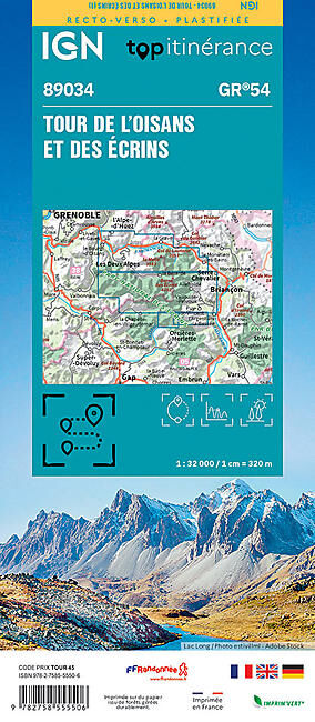 IGN - 89034 TOUR DE L'OISANS ET DES ECRINS IGN