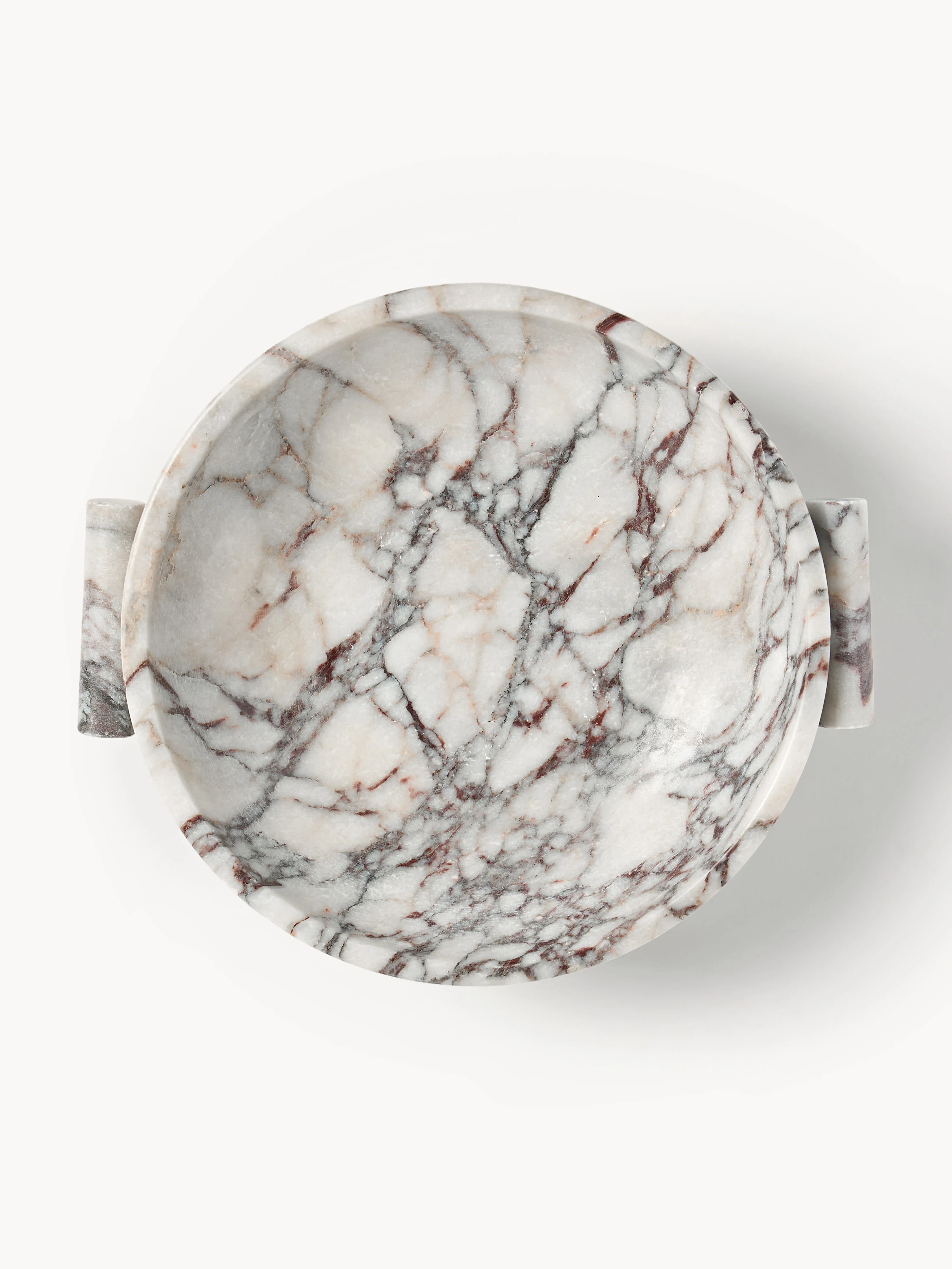 Decoratieve schaal Fossil van marmer