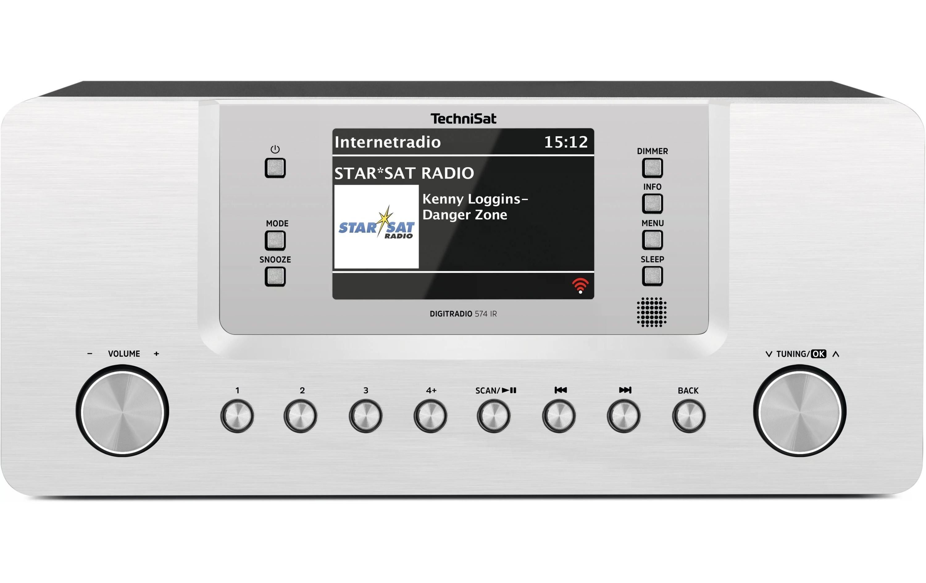 Internet Radio DigitRadio 574 IR Silber<br>Stationäres Internet-Stereoradio