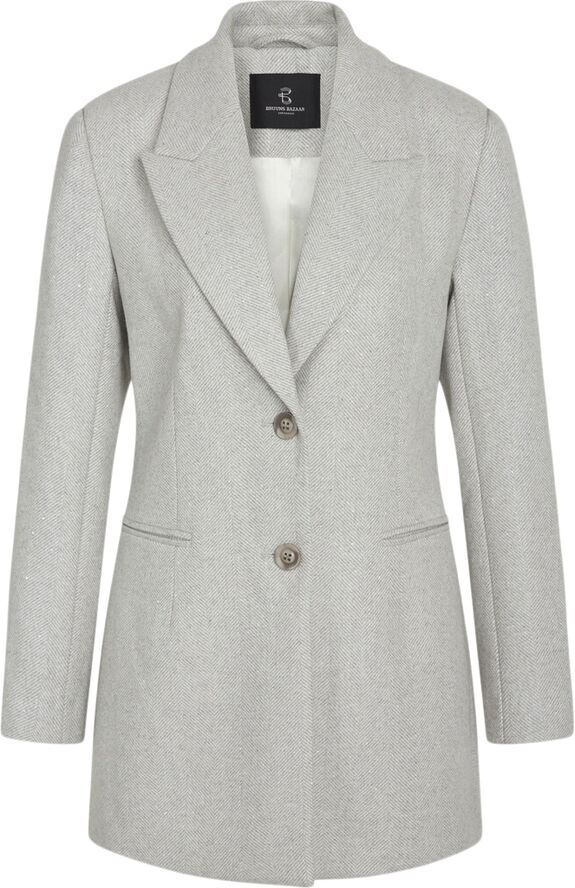 Bruuns Bazaar ElderBBFana blazer Light grey melang