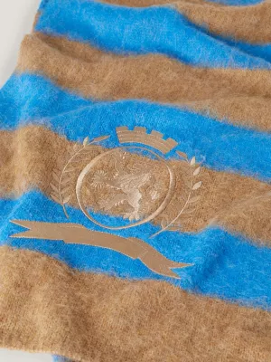 Cachecol Crest Fuzzy Stripe