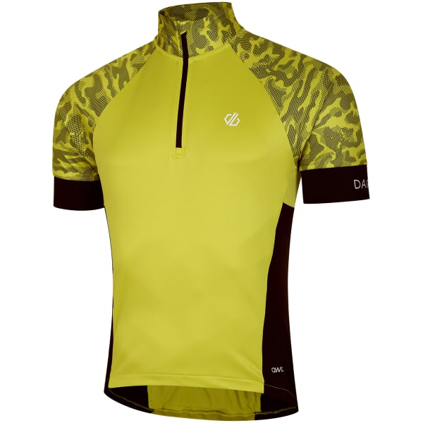 Maillot vélo DARE 2B STAY THE COURSE III JERSEY GREEN ALGAE/BLACK MICRO CAMO
