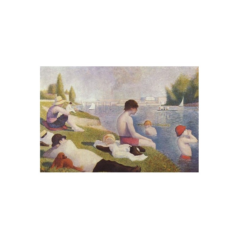 Puzzle 1500 pièces - Seurat - Une baignade à Asnières